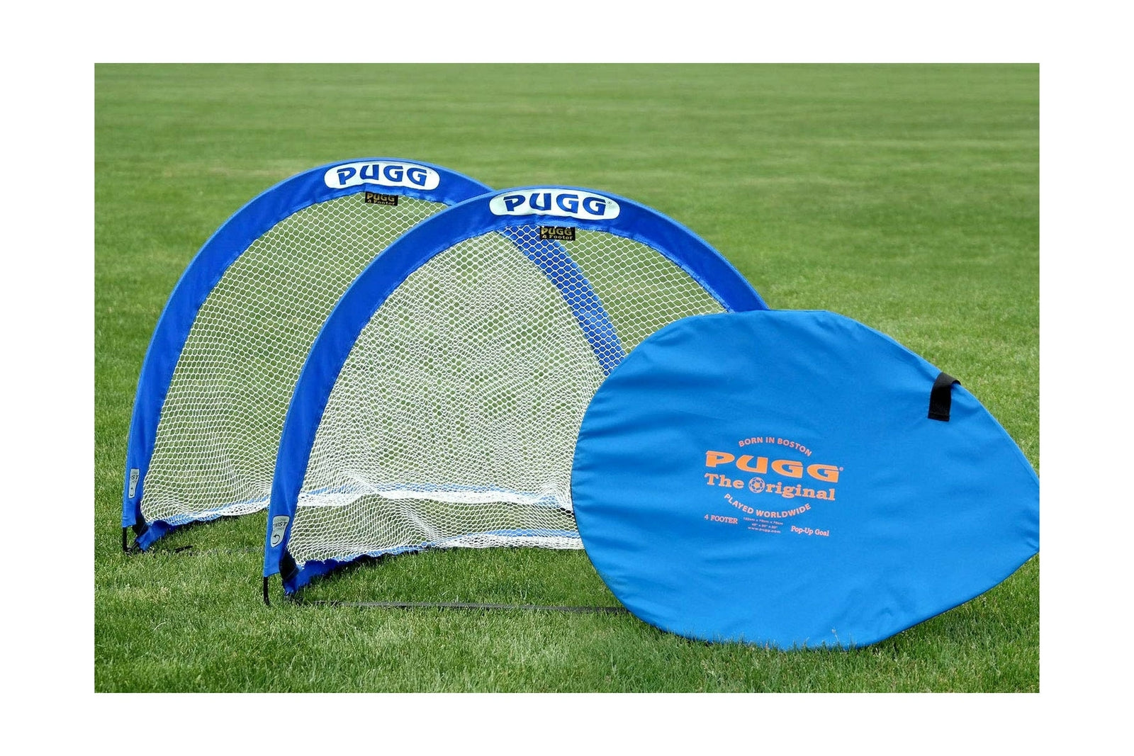 PUGG 4 Foot Pop up Soccer Goal - Portable Training Futsal Football Net - the ...