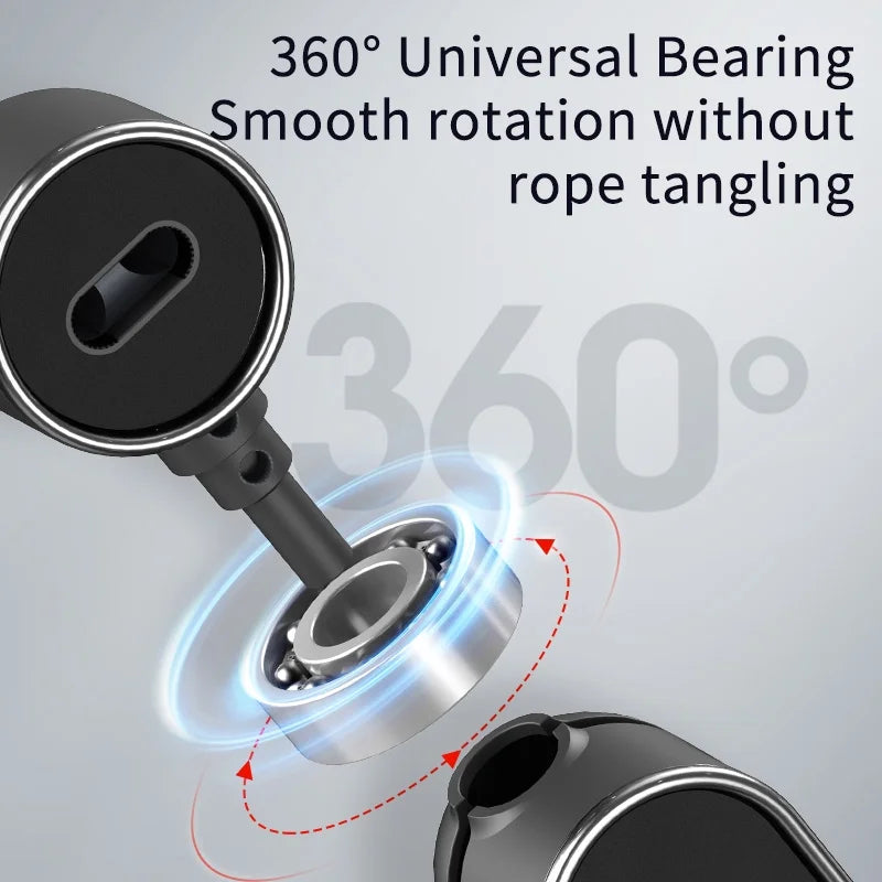 Cordless Jump Rope with Counter, 2 in 1 Weighted Ropeless Skipping Rope for Kids Women Men, Adjustable Digital Smart Jump Ropes for Fitness Workout Boxing Speed Training Crossfit Home Gym