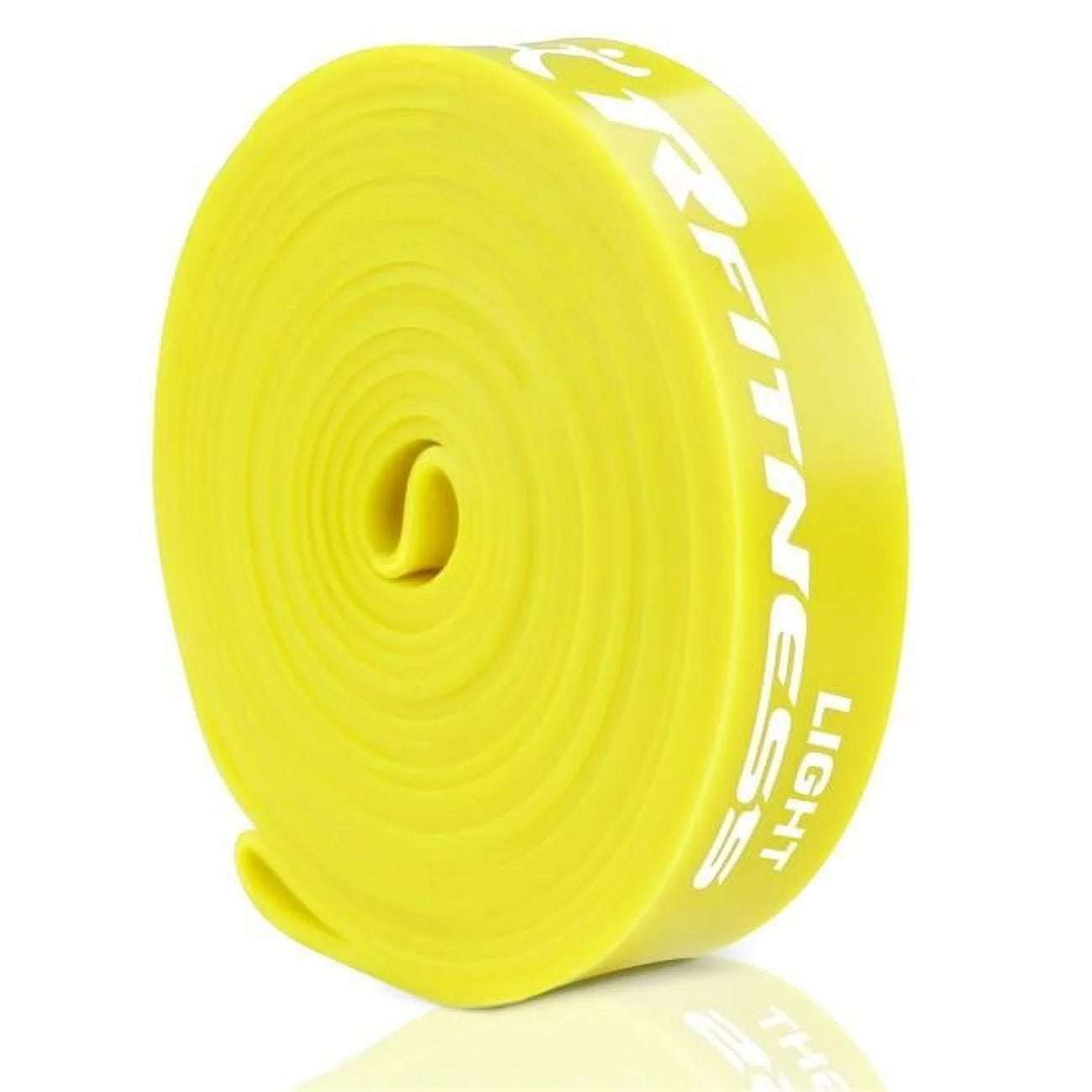 Rfitness RF1506-YL Professional 41-Inch Long LOOP Stretch Latex Exercise Band, LIGHT (Yellow)