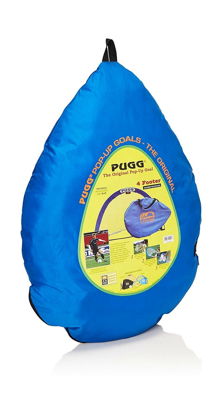 PUGG 4 Foot Pop up Soccer Goal - Portable Training Futsal Football Net - the ...