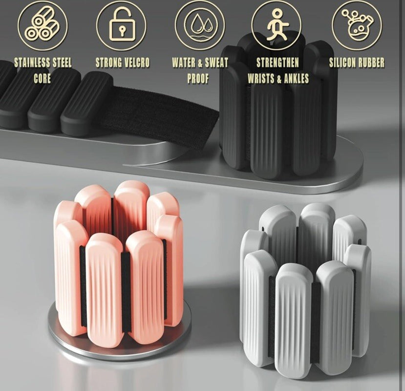 Wrist & Ankle Weights for Women,Premium Silicone Wrist Weights for Women